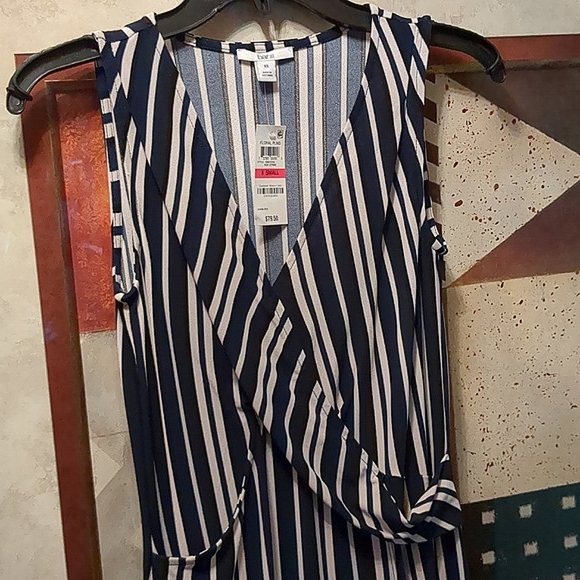 BAR III NAVY BLUE/WHITE DRESS - Picture 2 of 10